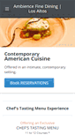 Mobile Screenshot of ambiencefinedininglosaltos.com